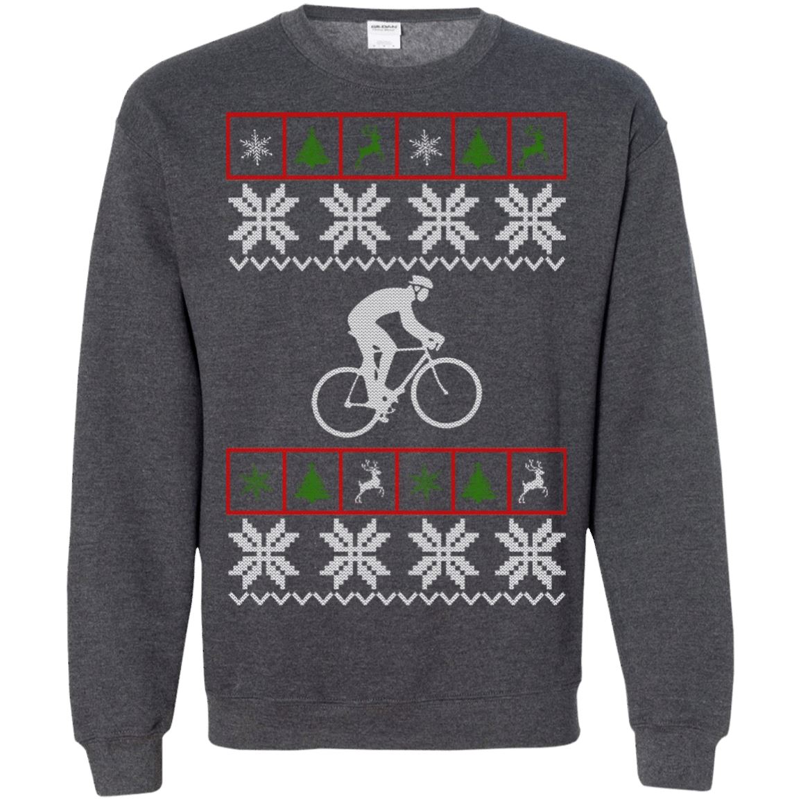 Dad ? Cycling Ugly Christmas Sweater Sweatshirt - RobinPlaceFabrics