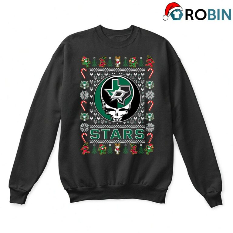 Dallas Stars X Grateful Dead Ugly Christmas Sweatshirt