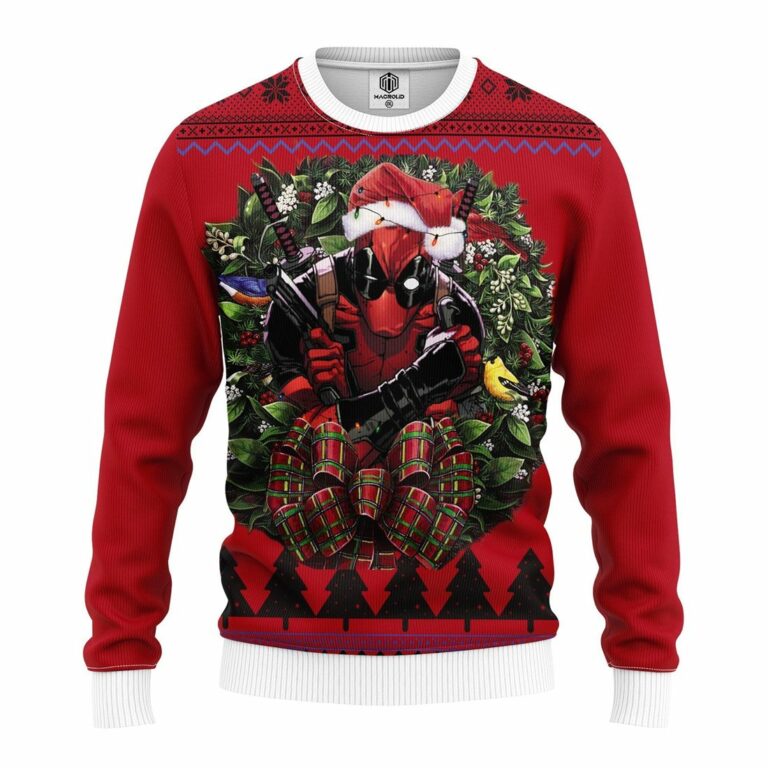 Deadpool Professor X Noel Mc Ugly Christmas Sweater