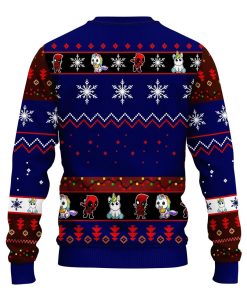 Deadpool Unicorn Christmas Sweater Blue