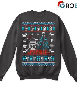Black Cat Snowflake Christmas Ugly Sweater Cat Lover Christmas Sweater