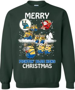 delaware fightin blue hens minion ugly christmas sweatshirt 4 n1N0Q