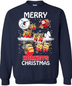 delaware state hornets minion ugly christmas sweater 1 l0Yjn