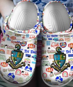 Delta Delta Delta Classic Clog, Unisex Crocs Shoes
