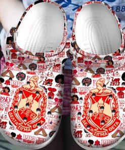 Delta Sigma Theta Classic Clog, Unisex Crocs Shoes