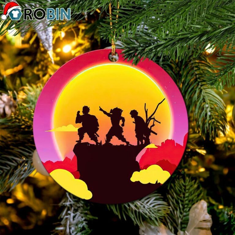 Demon Slayer Kimetsu No Yaiba Moon Night Christmas Ornament