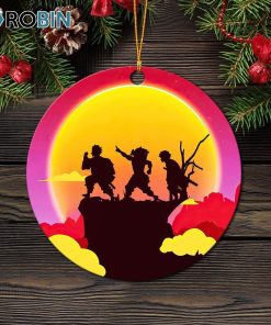 Demon Slayer Kimetsu No Yaiba Moon Night Christmas Ornament Demon Slayer Kimetsu No Yaiba Moon Night Christmas Ornament
