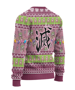 Demon Slayer Mitsuri Kanroji Anime Ugly Christmas Sweater Xmas Gift