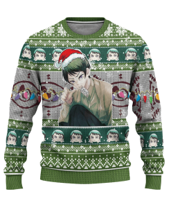 demon slayer yushiro anime ugly christmas sweater xmas gift 1 FJvCo