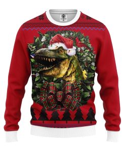 Dinosaur 2 Noel Mc Ugly Christmas Sweatshirt