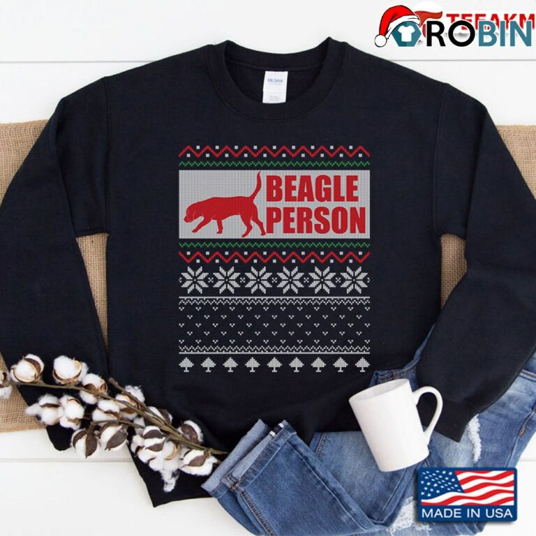 Dog Lovers Beagle Ugly Sweatshirt Style Christmas Sweatshirt