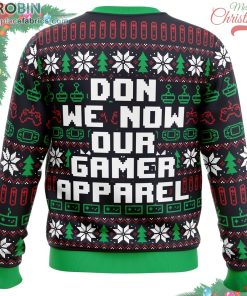Don We Now Our Gamer Ugly Christmas Sweater