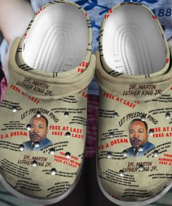 Dr Martin Luther King Jr Classic Clog, Unisex Crocs Shoes Dr Martin Luther King Jr Classic Clog, Unisex Crocs Shoes