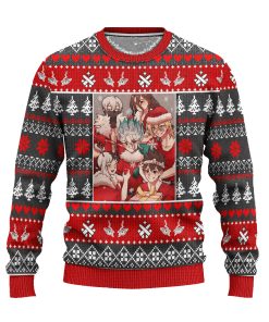 dr stone anime ugly christmas sweatshirt custom xmas gift 1 yyy2de