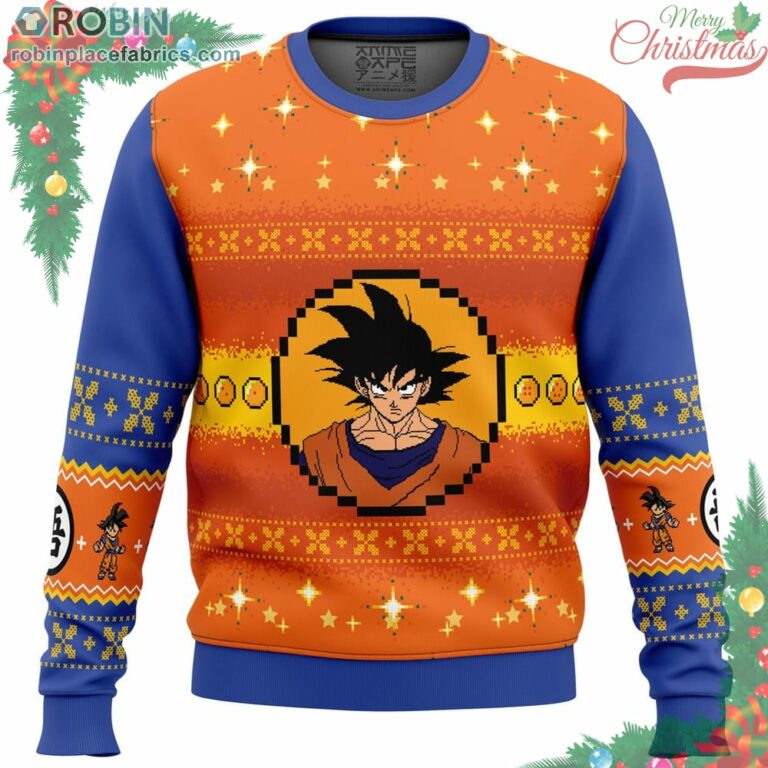 Dragon Ball Z Goku Christmas Ugly Christmas Sweater