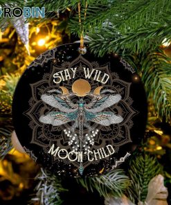 dragonfly stay wild moon child ornament christmas decorations 1 pbkeie