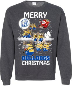 drake bulldogs minion ugly christmas sweater 1 2QTWZ