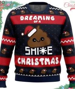 dreaming christmas shite christmas ugly christmas sweater 173 wDrHn