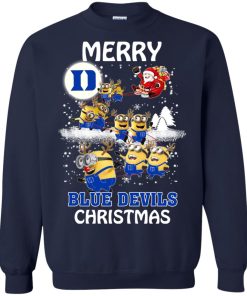 duke blue devils minion ugly christmas sweater 1 wPqxv