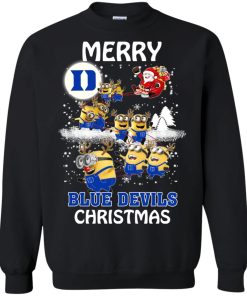 duke blue devils minion ugly christmas sweater 3 IZnMP