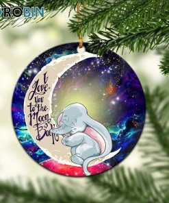 dumbo elephant love you to the moon galaxy ornament christmas decorations 1 sddeal