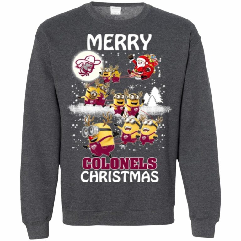 Eastern Kentucky Colonels Minion Ugly Christmas Sweater
