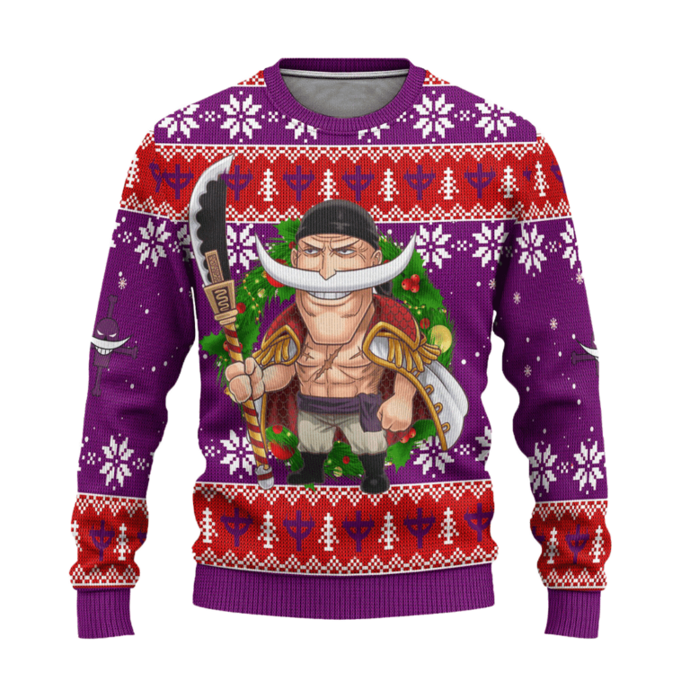 Edward Newgate One Piece Anime Ugly Christmas Sweatshirt Xmas Gift