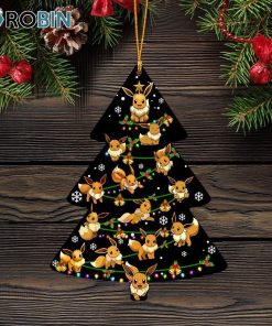 eevee cute pokemon anime christmas tree circle ornament christmas decorations 1 fihykn