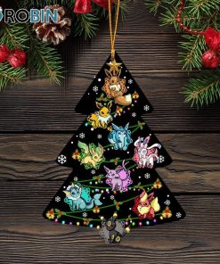 eevee evolution cute pokemon anime christmas tree circle ornament christmas decorations 1 pvlq3w