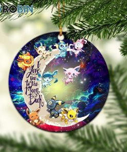 eevee evolution pokemon love you to the moon galaxy circle ornament christmas decorations 1 zwlqy6