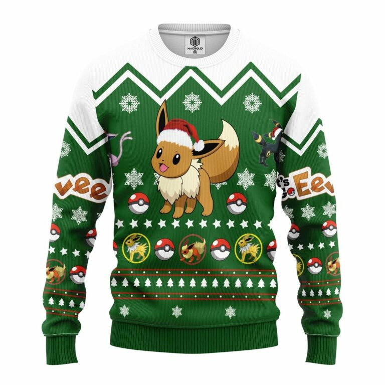 Eevee Pokemon Ugly Christmas Sweater