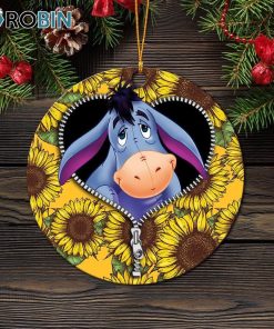 eeyore sunflower zipper ornament christmas decorations 1 ozjfst