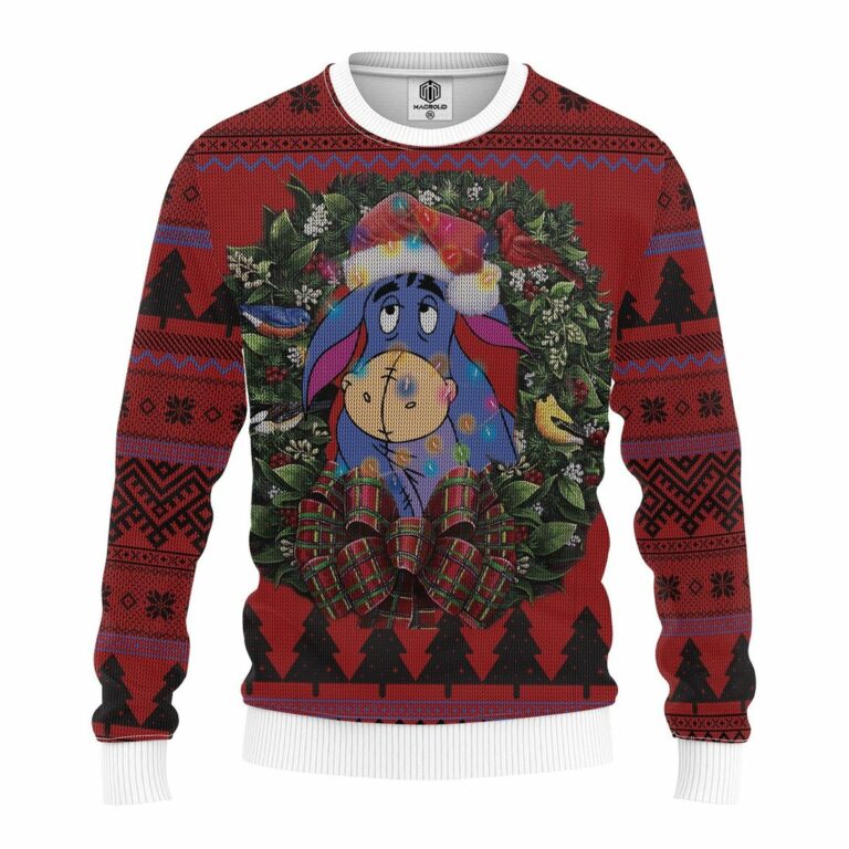 Eeyore Winnie The Pooh Mc Ugly Christmas Sweater