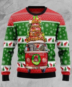 Elephant Christmas Ugly Sweatshirt, Sweater
