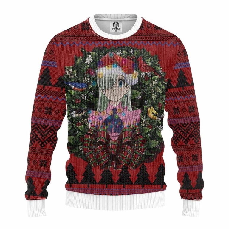 Elizabeth Nanatsu No Taizai Mc Ugly Christmas Sweatshirt