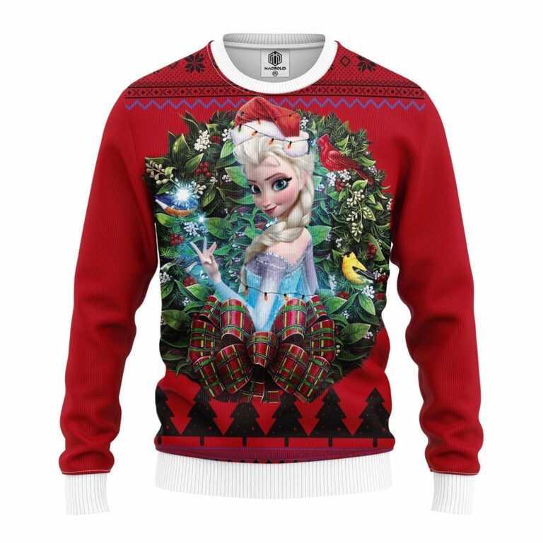Elsa Frozen 2 New Noel Mc Ugly Christmas Sweatshirt