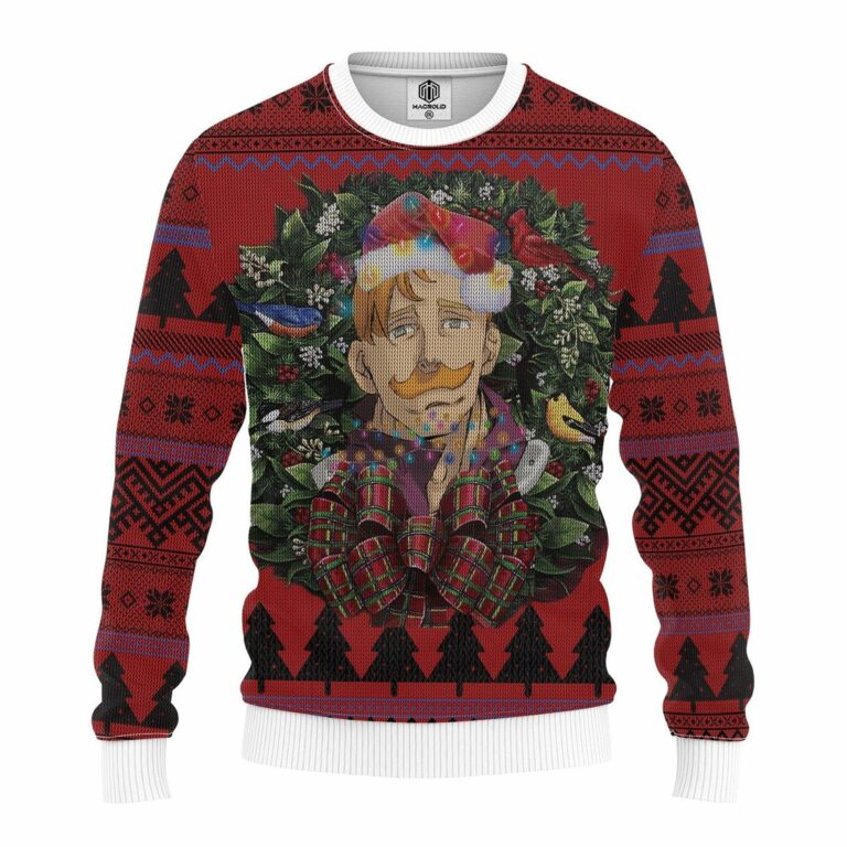 Escanor Nanatsu No Taizai Mc Ugly Christmas Sweater