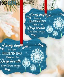 Every Day Is A New Beginning – Pretty Dandelion Ornament