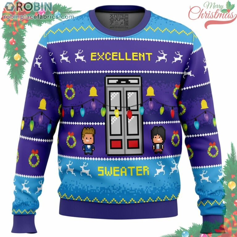 Excellent Sweater! Bill And Ted Ugly Christmas Sweater