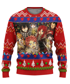 fairy tail anime ugly christmas sweatshirt custom xmas gift 1 io0pk