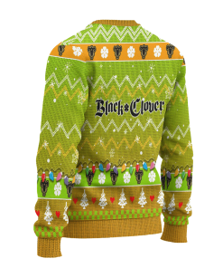 Finral Roulacase Anime Ugly Christmas Sweater Black Clover Xmas Gift