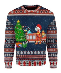 firefighter presents christmas ugly sweatshirt sweater 1 mtfmqi