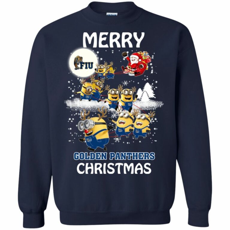Fiu Golden Panthers Minion Ugly Christmas Sweater