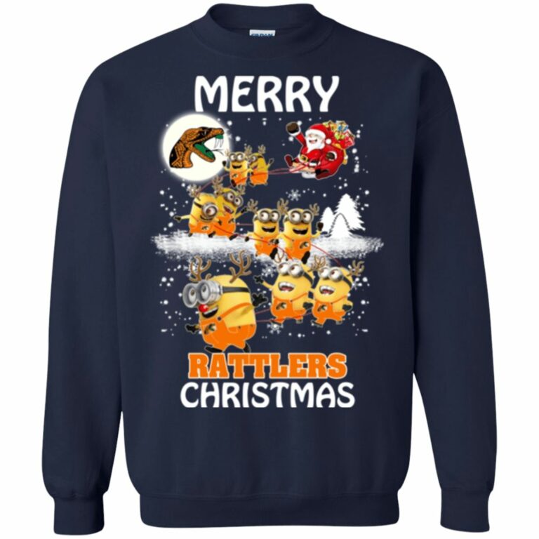 Florida Am Rattlers Minion Ugly Christmas Sweatshirt