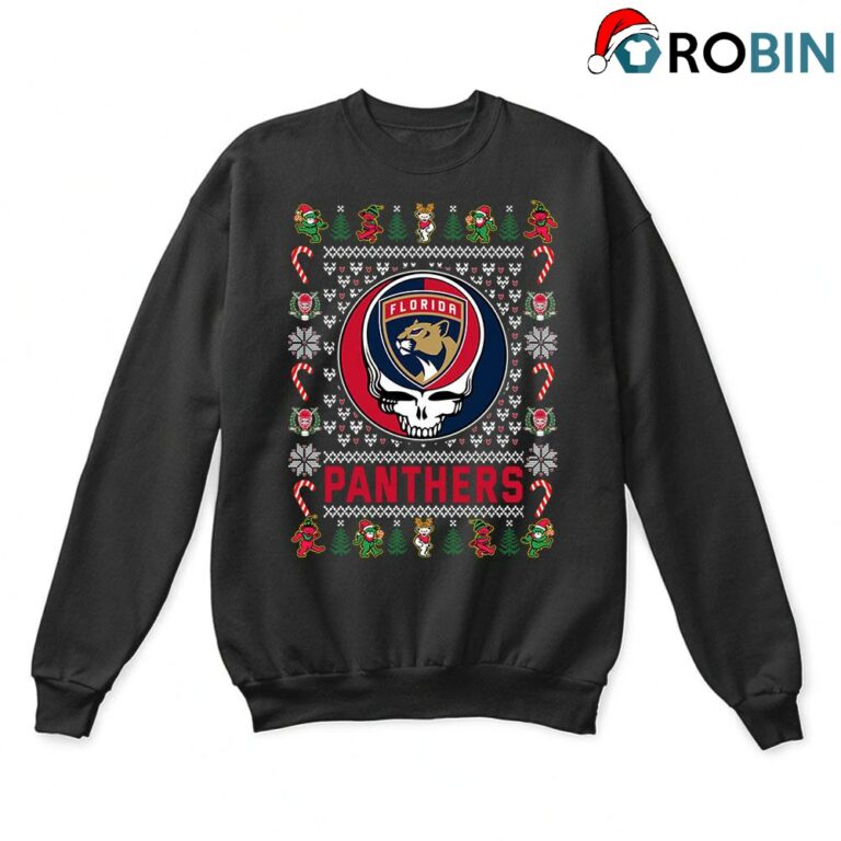 Florida Panthers X Grateful Dead Ugly Christmas Sweatshirt
