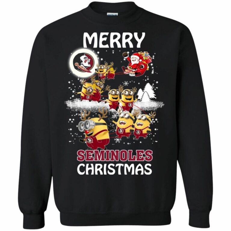 Florida State Seminoles Minion Ugly Christmas Sweatshirt