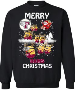 Fordham Rams Minion Ugly Christmas Sweatshirt