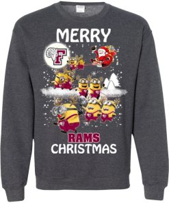 fordham rams minion ugly christmas sweatshirt 4 pklrT