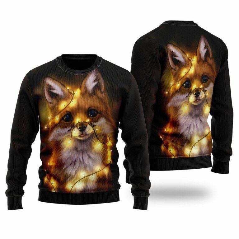 Fox Merry Christmas Christmas Ugly Sweatshirt, Sweater