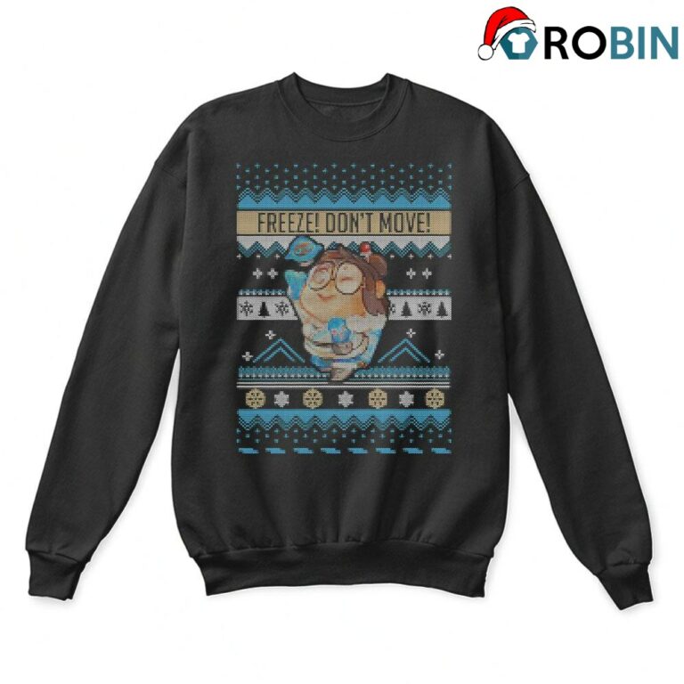 Freeze Dont Move Chibi Mei Ling Ugly Christmas Sweatshirts